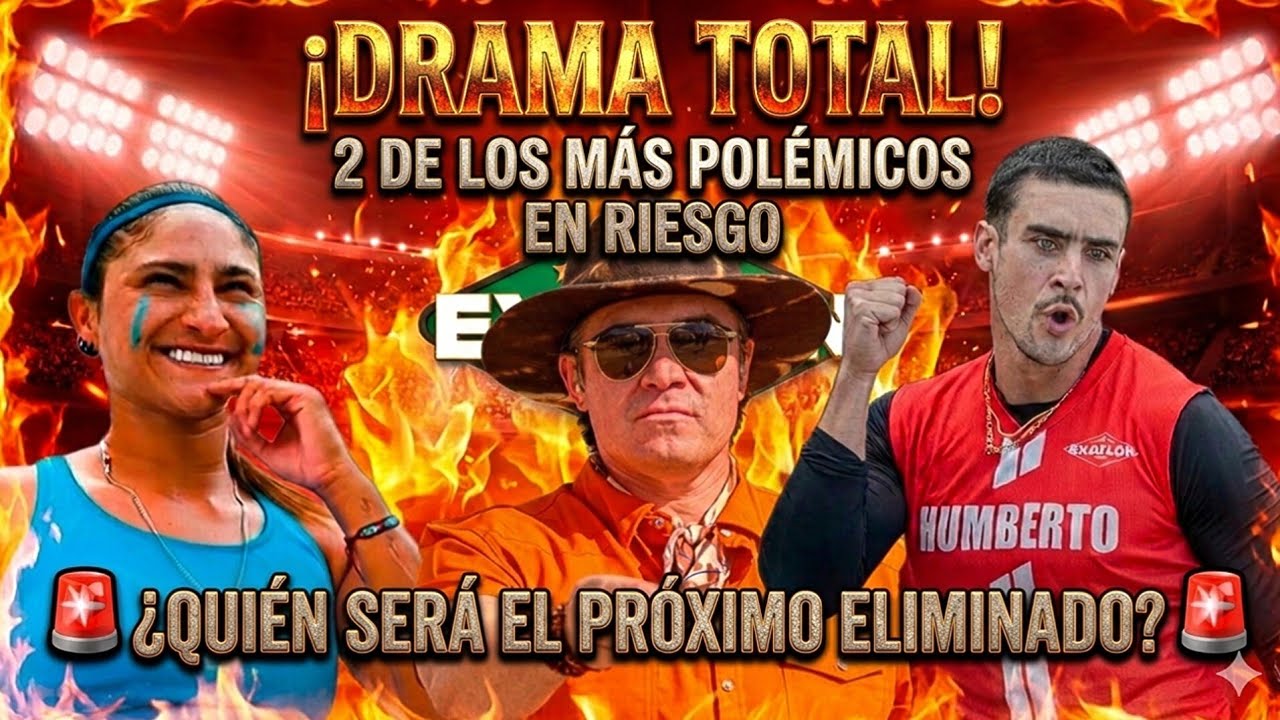 Quién será el próximo eliminado de Exatlon? DOS DE LOS MÁS FUERTES DE AMBOS EQUIPPOS EN RIESGO