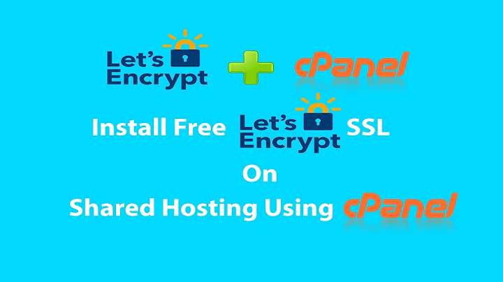 How to install Let's Encrypt Free SSL certificate through cpanel on shared hosting