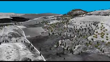 Konza Prairie Terrain Fly-Through: February 25, 2015