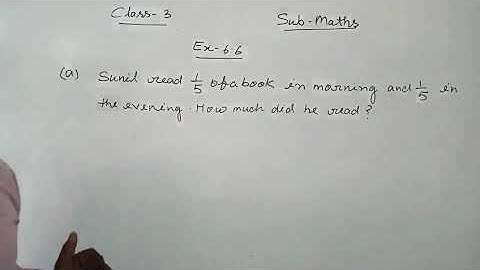 Class 3 / Math / Chapter 6 / Exercise 6.6 / Episode 2