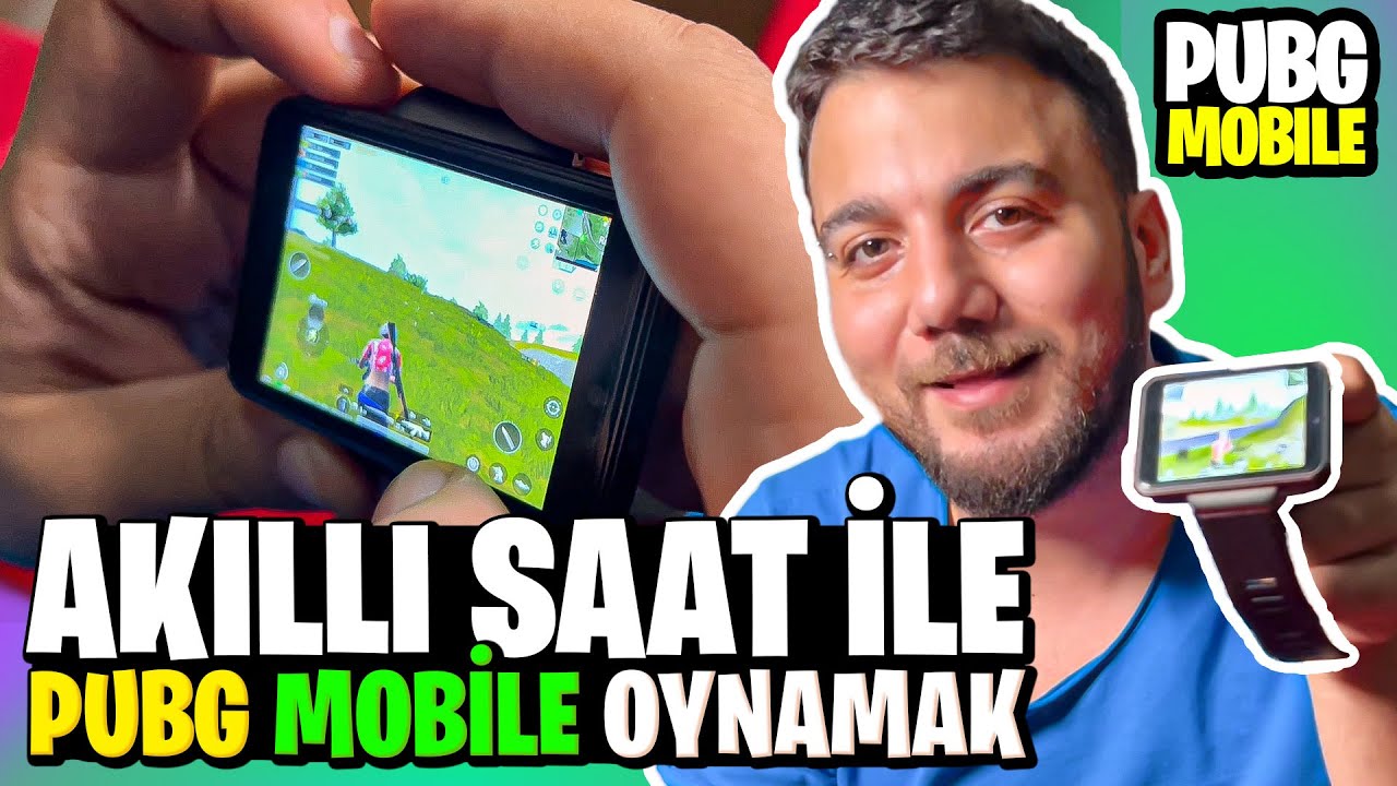 AKILLI SAATLE PUBG MOBİLE OYNAMAK! PUBG Mobile #patiyapsın