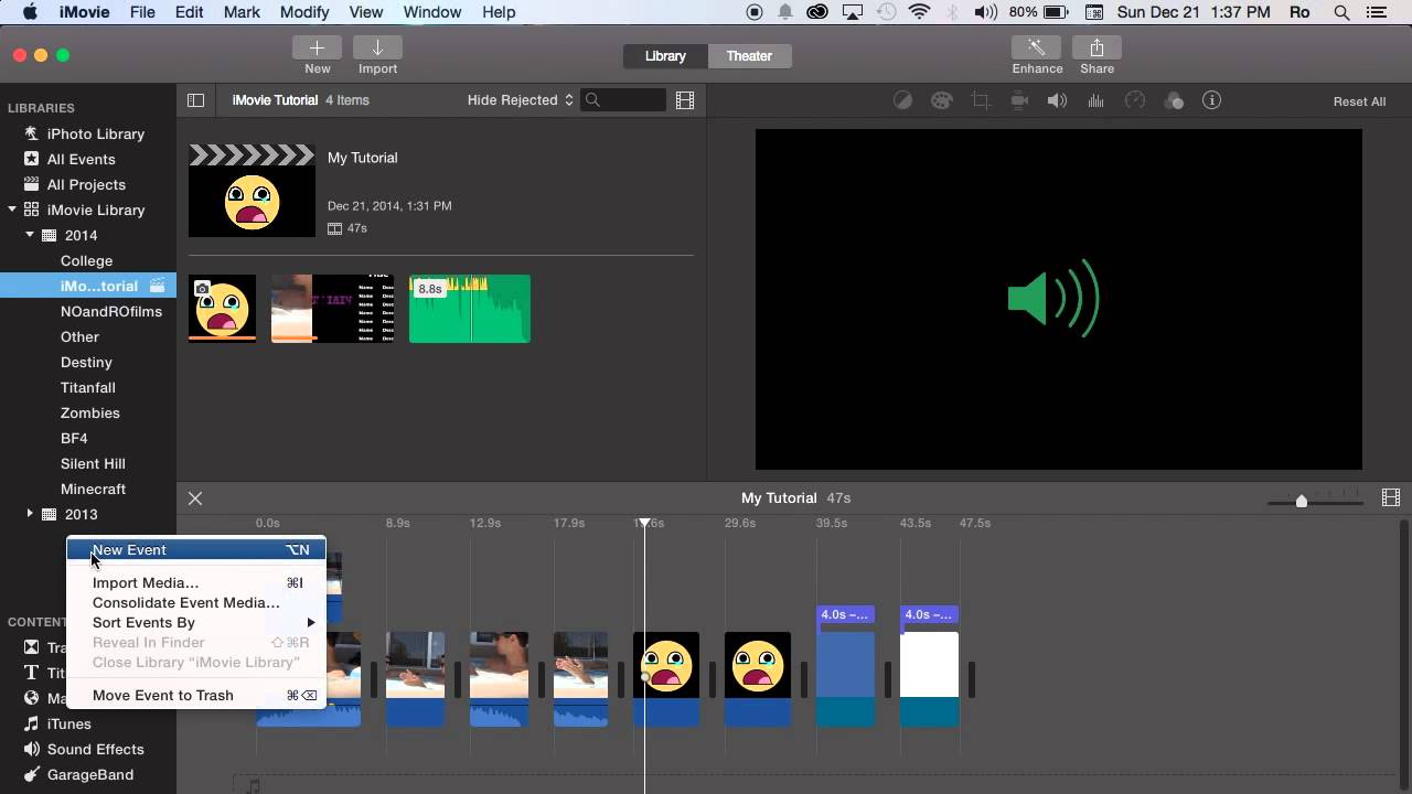 How To Delete Events From Imovie