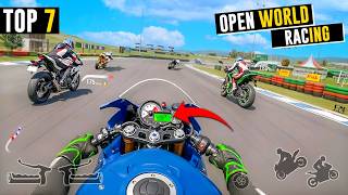 Top 7 Realistic Open World Bike Racing Games for Android 2026 | High Graphics