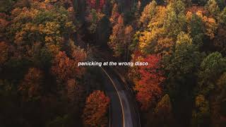 tracy chapman "fast car" but you're driving through the mountains on an autumn day