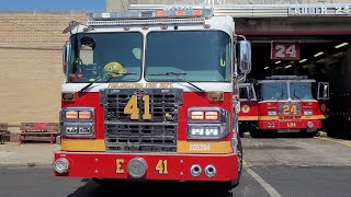 Philadelphia Fire Department Engine 41 Responding "The Western Front"