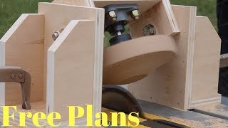Turning SMALL BOWL on table saw!!  Secret revealed to reduce chatter!