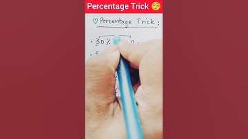 Percentage Trick 🧐l Maths #maths #shortsfeed #shorts #explore #percentage