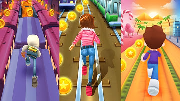 Subway Surf Vs Subway Princess Runner Vs Kooply Run Ultimate Gameplay Comparison TikTok Challenge