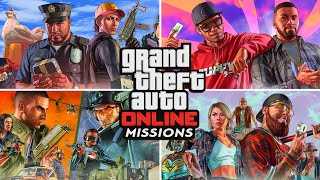 GTA 5 Online - All Contact Missions Walkthrough Gameplay No Commentary