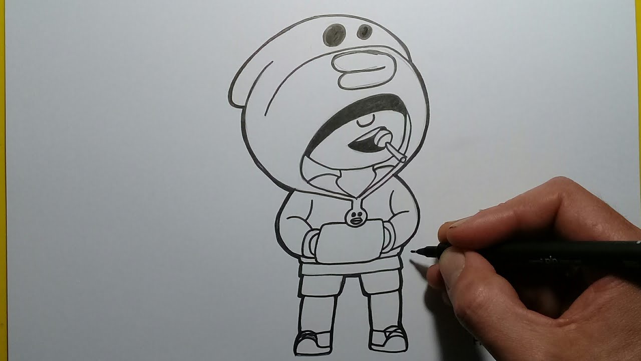 Tutorial Como Desenhar O Leon Sally Do Brawlstars Passo A Passo Youtube - lion para desenhar brawl stars