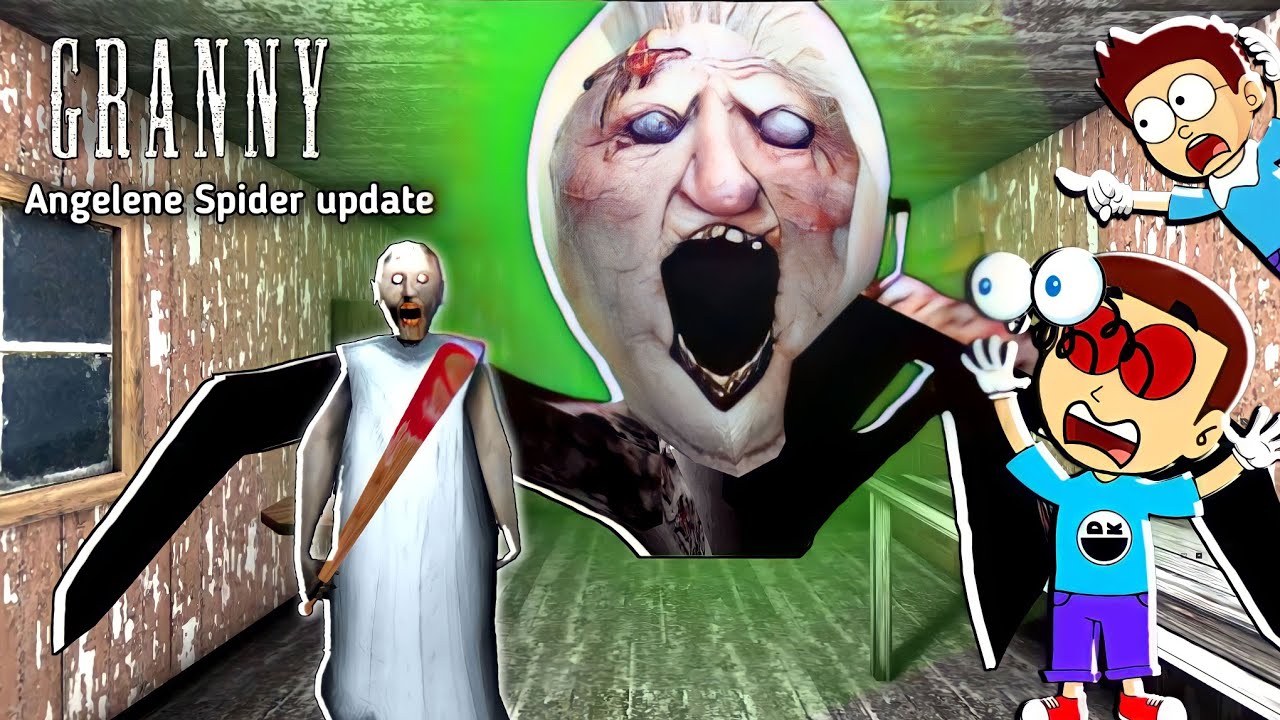 Granny Angelene update – Granny v1.8 | Shiva and Kanzo Gameplay