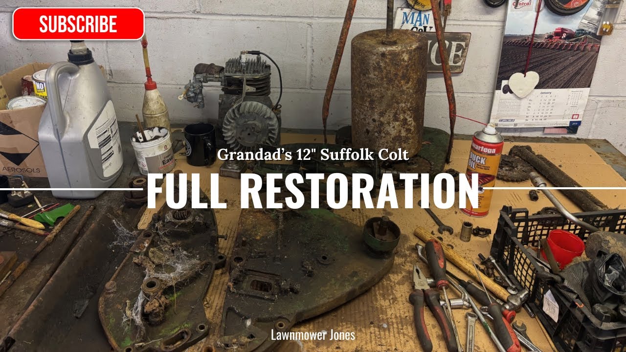 Дедушкин жеребец породы Саффолк, 12 дюймов | Полная реставрация