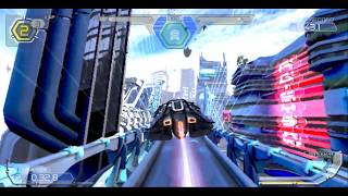 RPCS3 v0.0.5- Alpha | WIPEOUT FURY HD PS3 - TIME TRIAL RACE - MODESTO HEIGHTS 2018 PC GT1030 screenshot 1