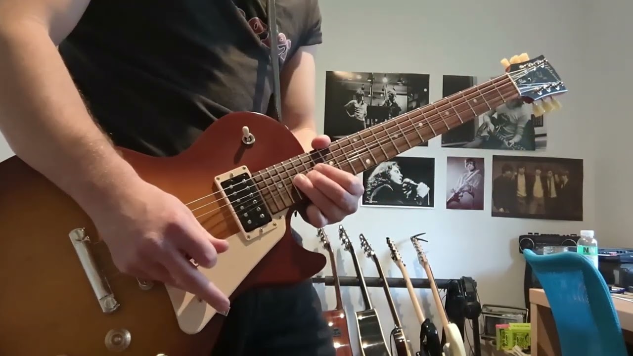 Gimme Shelter Guitar Solo Gibson Les Paul YouTube