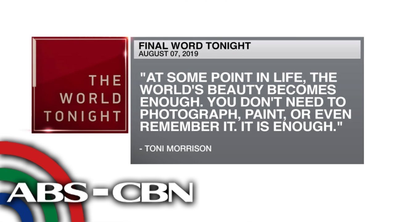 Final Word - August 7, 2019 | ANC