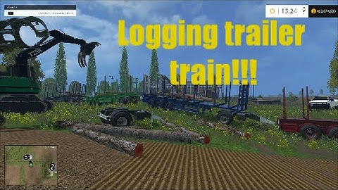 Farming simulator 2015 flieglTimberRunner train mod