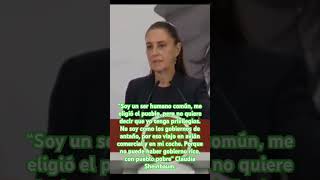 “Soy un ser humano común, me eligió el pueblo, pero sin privilegios: Claudia Sheinbaum.