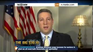 Celebrity Congressman Tim Ryan Calls for a Raise in Minimum Wage Profile