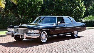 What's the funkiest/strangest car interior? 197476 Cadillac Fleetwood Talisman & Acres of Velour