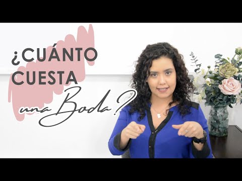 ¿Cuánto cuesta una boda?