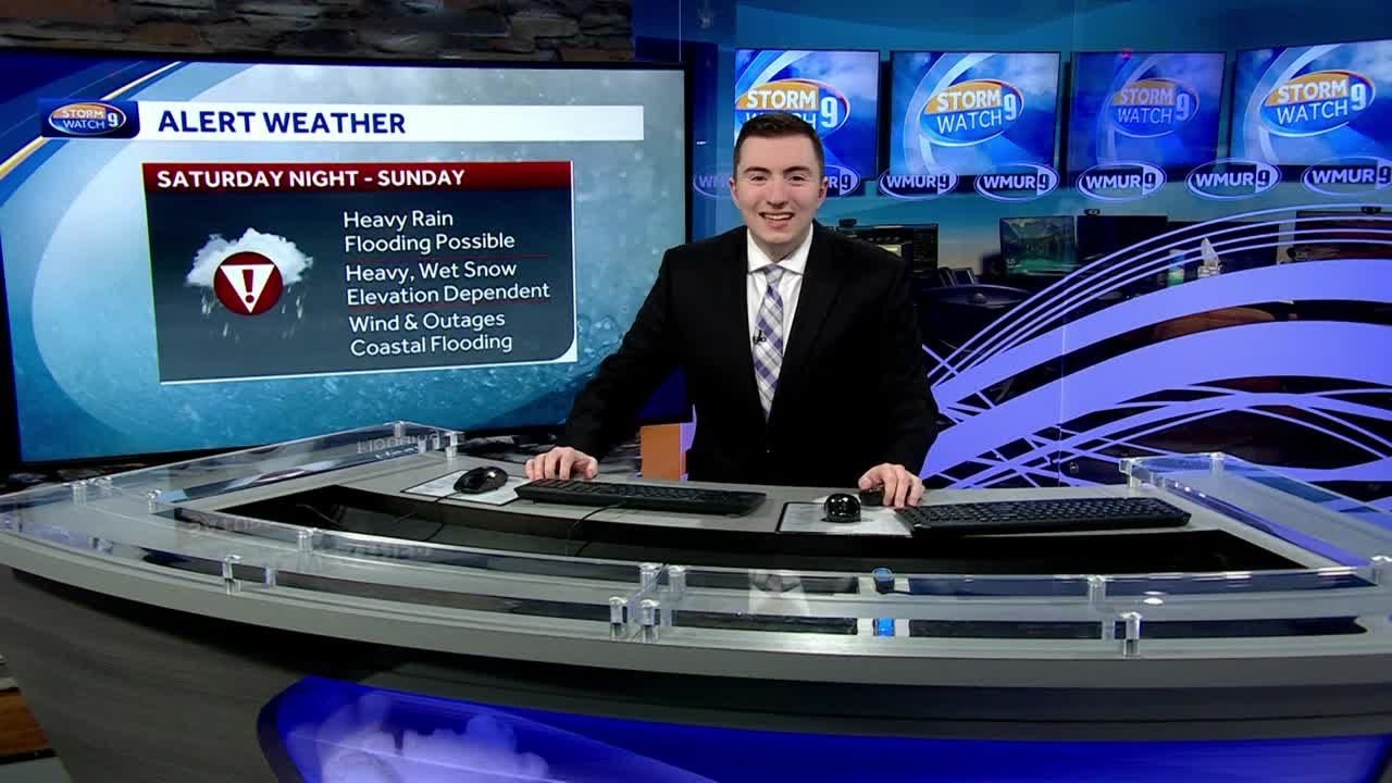Video: System bringing heavy rain, wet snow moving towards NH - YouTube