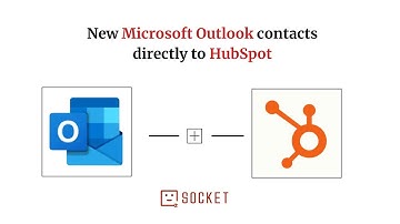 Sync new Microsoft Outlook contacts directly to HubSpot