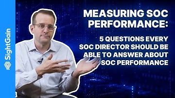 SOC Metrics: The Top 5 KPIs for Measuring SOC Performance