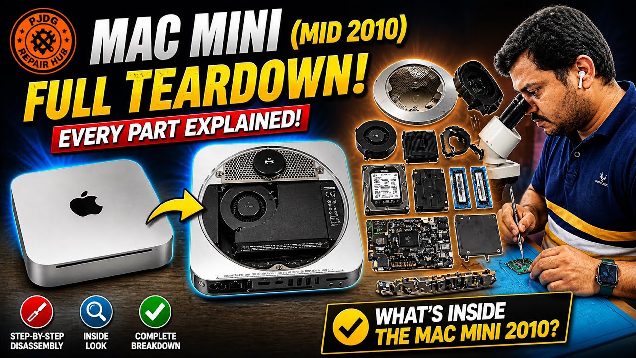 Mac mini (Mid 2010) Full Teardown | Step-by-Step Guide