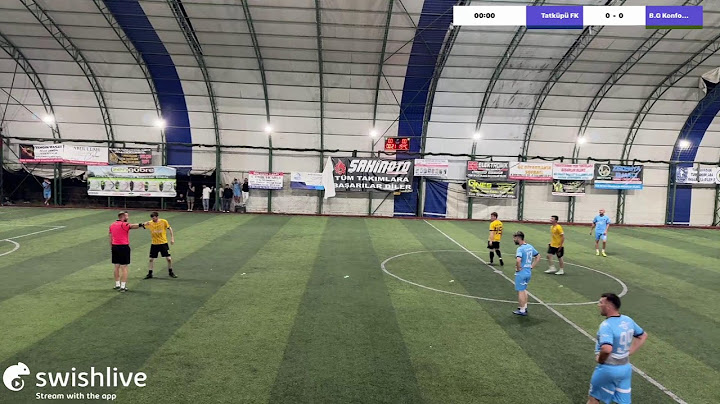 Live powered by Swish Live app Tatküpü FK VS B.G Konfor Isı FK
