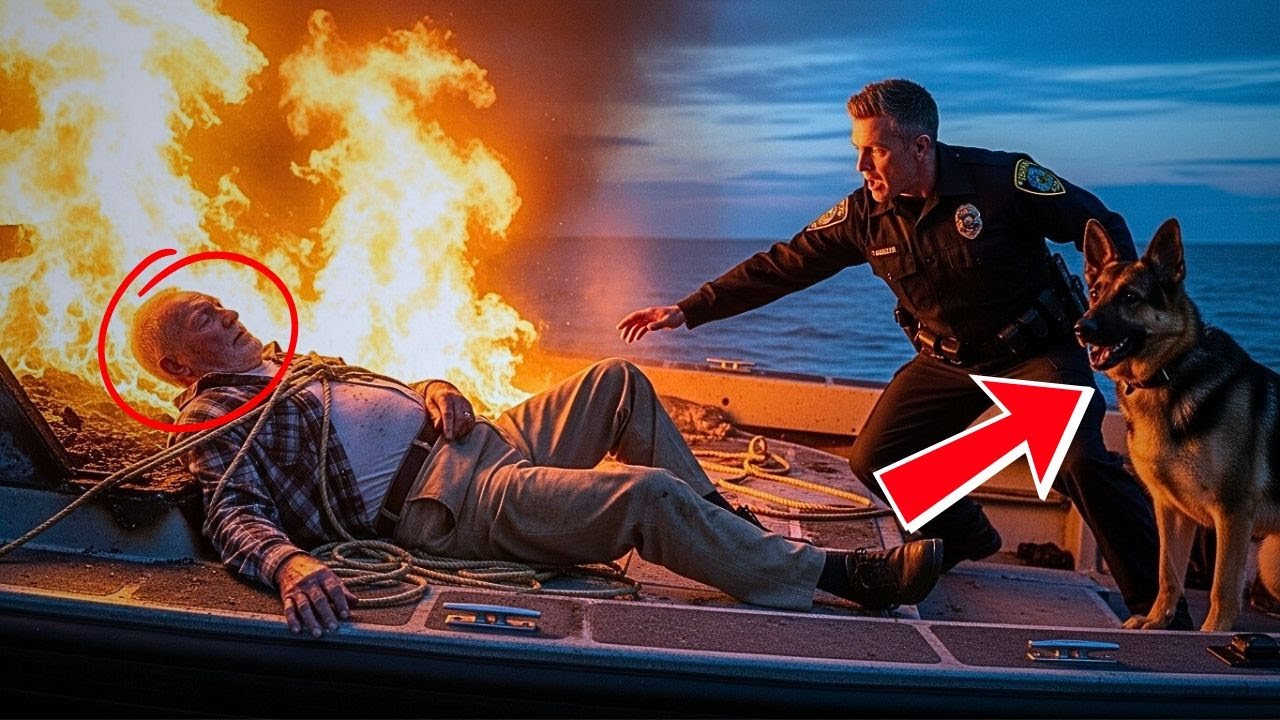Officer and His K9 Rescued a Tied Veteran From a Burning Boat — Then Exposed a Shocking Secret