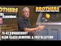 How to Install a 73-87 Squarebody Truck Rear Window - Glass/Rubber/Gasket/Seal/Slider w/Trim Deluxe