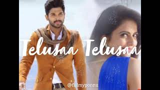 telusaa telusaa (slowed + reverbed) telugu :)