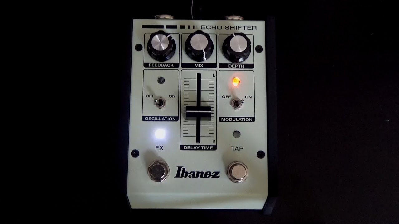 Ibanez Echo Shifter ES2 Analog Delay Demo - YouTube