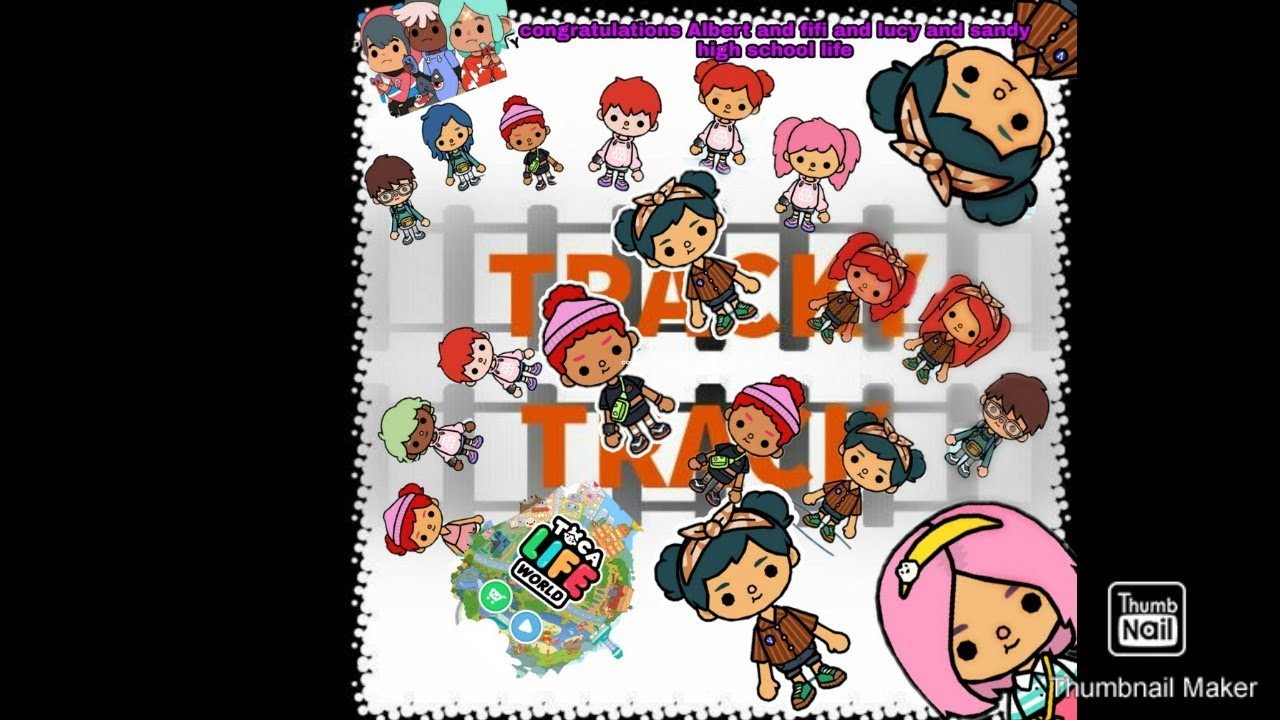 TRACKY TRACK RAPHY ALBALBERT AND FIFI SPEACIAL AND LUCY'S AND SANDY HIGH SCHOOL LIFE  SPEACIAL