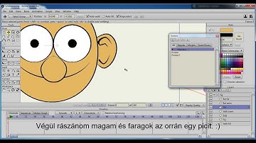 3 - Anime Studio Pro 9.5 - Fejfordulás (Smart Bones - Head Turn) magyar tutoriál