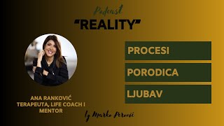 Ana Ranković - Procesi, porodica, ljubav - 11 #podcast Reality by Marko Perović