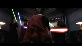 Mace Windu Vs Palpatine Darth Sidious Leg Pt-Br, English Dub 1080P