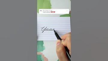 Yaamin - Learn to Write Your Name in Cursive