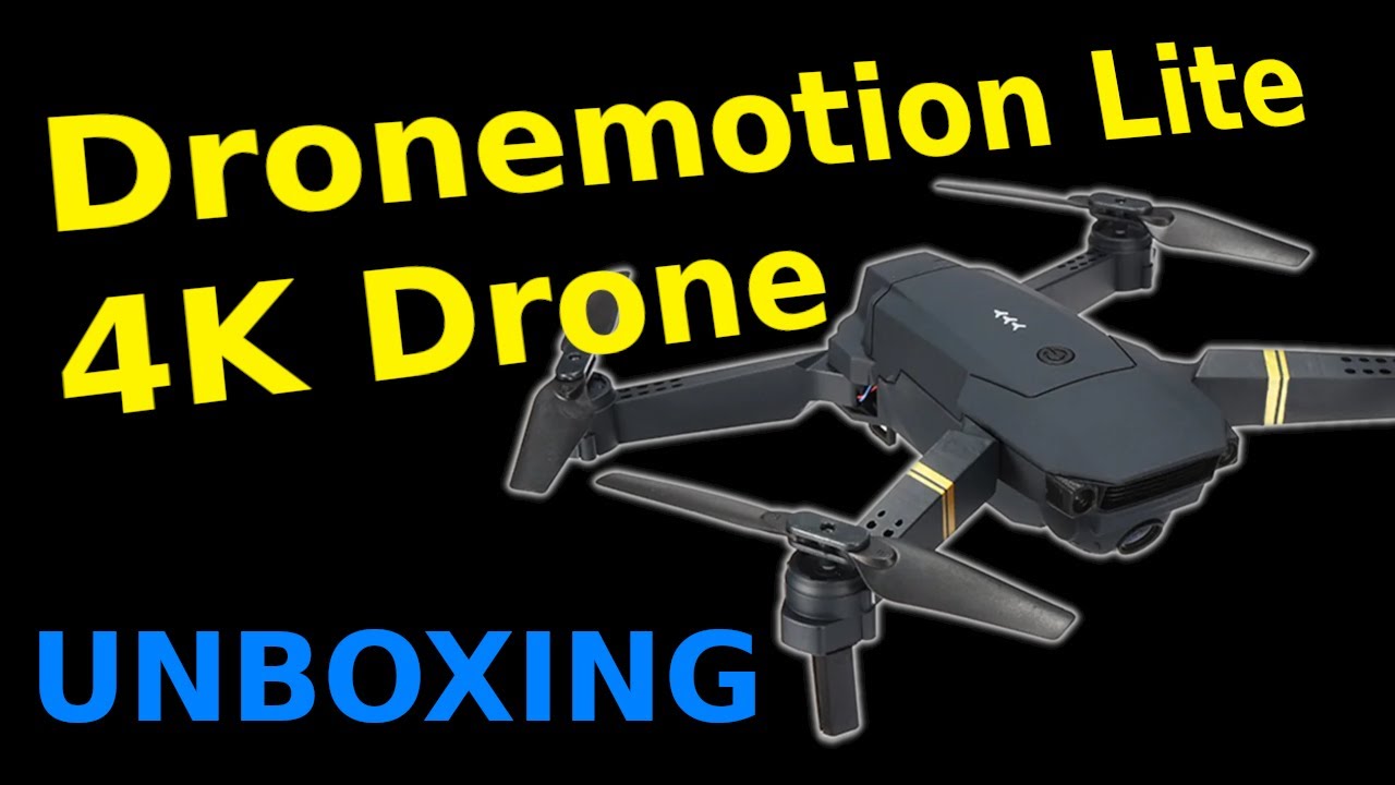 DroneMotion Lite 4K Drone Unboxing