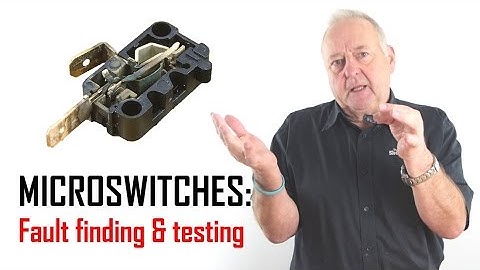 Electric shower problems: How to test a microswitch.