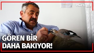 Sahiplendiği Karga Yavrusu \