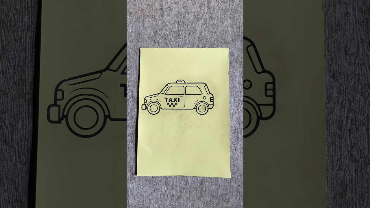 Taxi - Sand Painting 