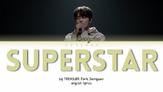 TREASURE Park Jeongwoo (박정우) - Superstar (Ruben Studdard) (English Lyrics)