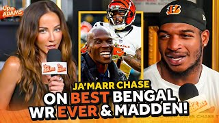 Ja'Marr Chase on Chad Ochocinco Calling Him BEST Bengals WR, Joe Burrow, & 99 Overall in Madden 26!