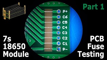 DIY Rapid Build 18650 PowerWall Module BMS Fuse Test - Part 1