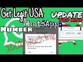 How To Get USA WhatsApp Number | How To Create US Phone Number For Verification