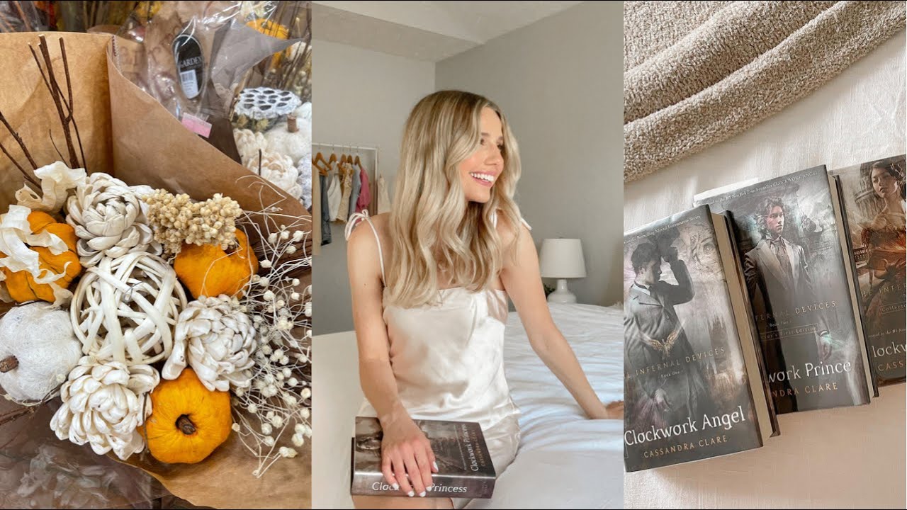 vlog: try-on haul, prepping for fall, + reading clockwork prince!
