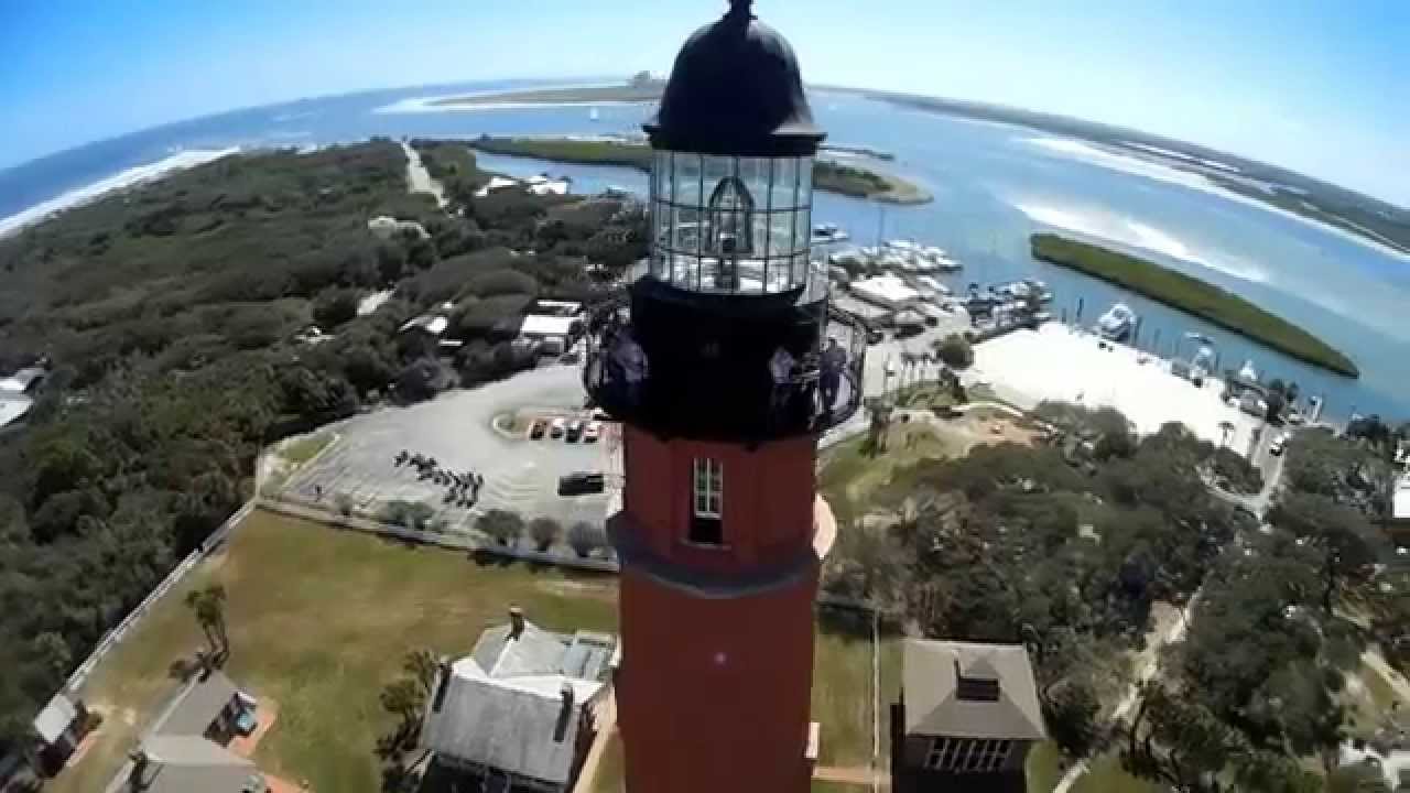 Ponce De Leon Inlet Lighthouse New Smyrna Amazing Florida Drone Ponce De Leon Inlet Lighthouse New Smyrna Amazing Florida Drone Scenery You