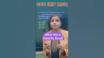 COMPUTRER MCQ | computer mcq in hindi | computer mcq in hindi for competitive exams | #ccc #cccexam