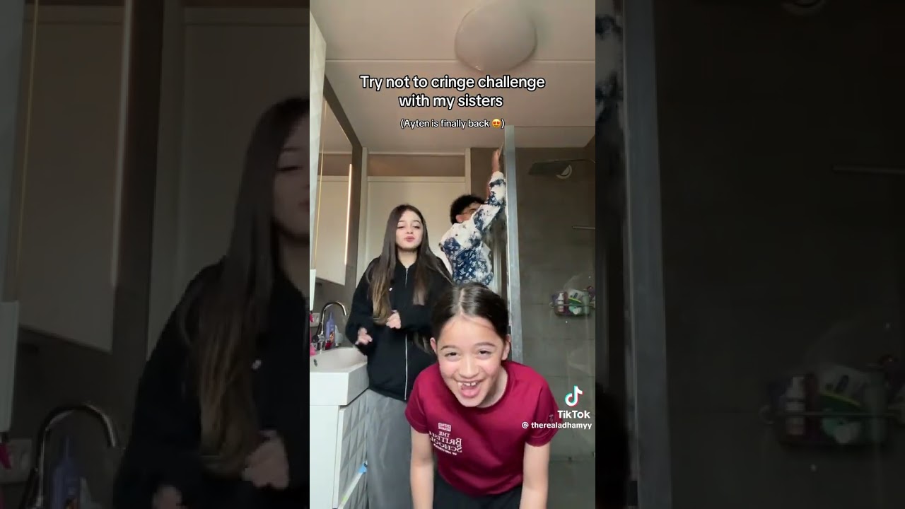 Try not to cringe challenge with my sisters (Part 1) 